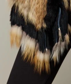 Lucchese Knitted Raccoon Fringe Jacket*Women Furs|Outerwear