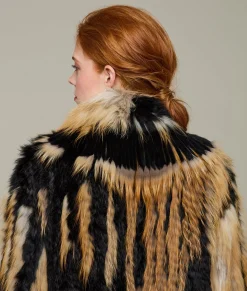 Lucchese Knitted Raccoon Fringe Jacket*Women Furs|Outerwear