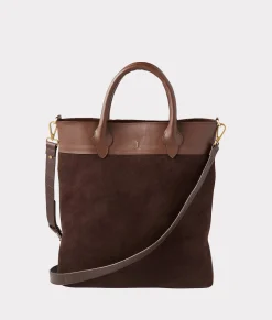 Lucchese Large Lola Suede Shopper*Women Handbags