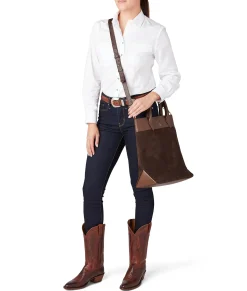 Lucchese Large Lola Suede Shopper*Women Handbags