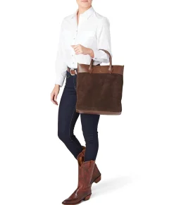 Lucchese Large Lola Suede Shopper*Women Handbags