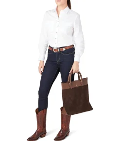 Lucchese Large Lola Suede Shopper*Women Handbags