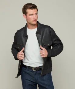 Lucchese Leather Trucker Jacket* Outerwear