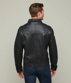 Lucchese Leather Trucker Jacket* Outerwear
