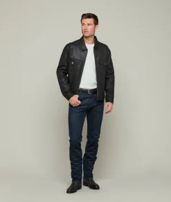 Lucchese Leather Trucker Jacket* Outerwear