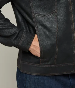 Lucchese Leather Trucker Jacket* Outerwear