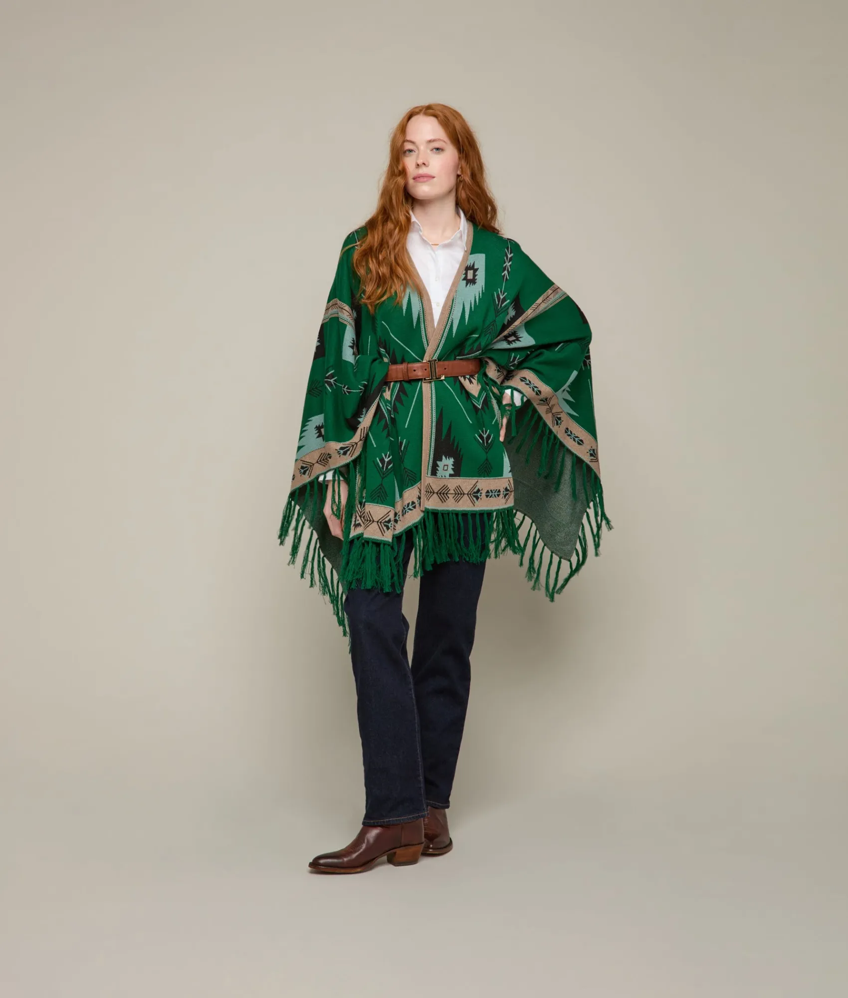 Lucchese Lightweight Alpaca Cape*Women Capes|Outerwear
