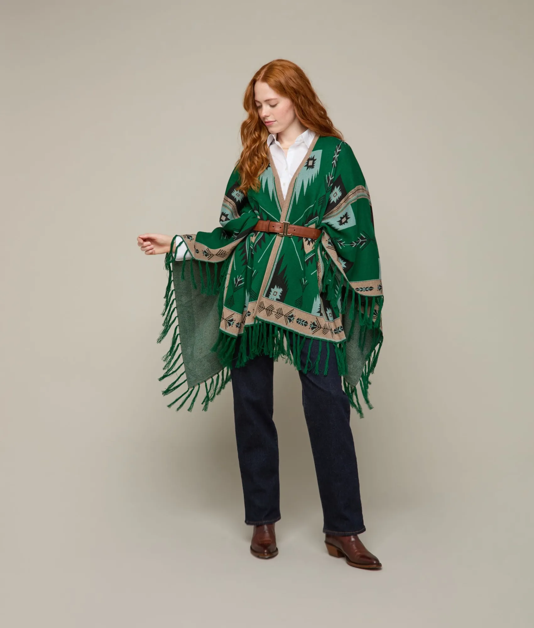 Lucchese Lightweight Alpaca Cape*Women Capes|Outerwear