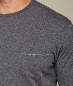 Lucchese Long Sleeve Bar Stitch Tee* Tops