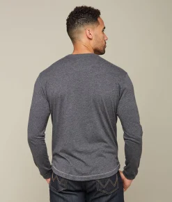 Lucchese Long Sleeve Bar Stitch Tee* Tops