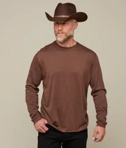 Lucchese Long Sleeve Pima Cotton Tee* Tops