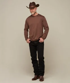 Lucchese Long Sleeve Pima Cotton Tee* Tops