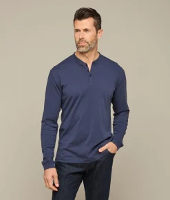 Lucchese Pima Cotton Henley* Tops