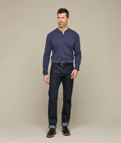Lucchese Pima Cotton Henley* Tops