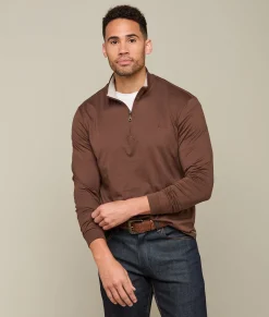 Lucchese Pima Cotton Quarter Zip* Outerwear