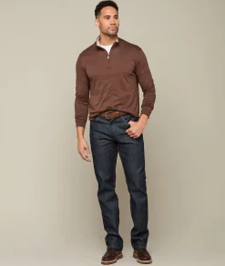 Lucchese Pima Cotton Quarter Zip* Outerwear