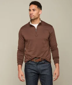 Lucchese Pima Cotton Quarter Zip* Outerwear