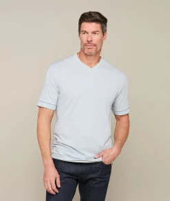 Lucchese Pima Cotton V-Neck* Tops