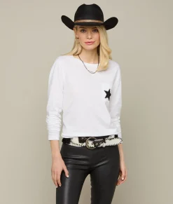 Lucchese Star Pocket Tee*Women Tops