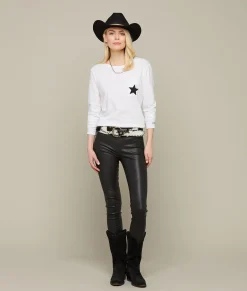 Lucchese Star Pocket Tee*Women Tops