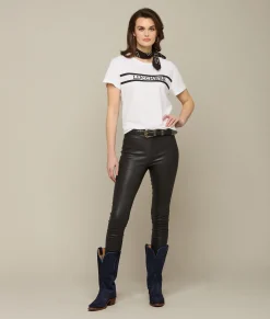 Lucchese Stripe Logo Tee*Women Tops