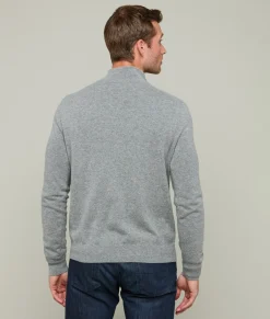 Lucchese Men's Cashmere Quarter Zip* Outerwear