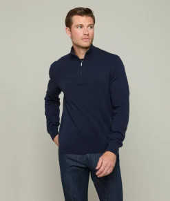 Lucchese Men's Cashmere Quarter Zip* Outerwear