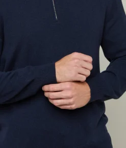 Lucchese Men's Cashmere Quarter Zip* Outerwear