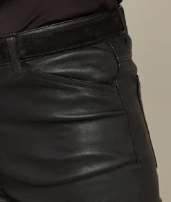 Lucchese Micro Flare Leather Leggings*Women Bottoms