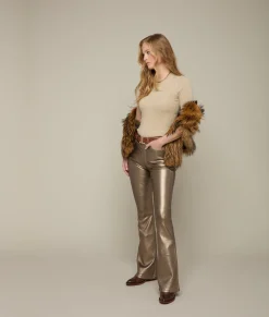 Lucchese Micro Flare Leather Leggings*Women Bottoms