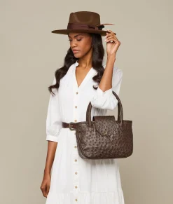 Lucchese Mini Roma Exotic Tote*Women Handbags