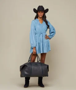 Lucchese Ostrich Duffle - Large*Women Travel|Travel