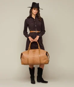 Lucchese Ostrich Duffle - Large*Women Travel|Travel