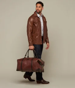 Lucchese Ostrich Duffle - Large*Women Travel|Travel