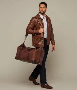 Lucchese Ostrich Duffle - Large*Women Travel|Travel