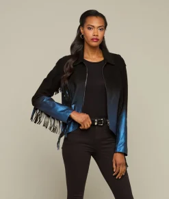 Lucchese Pearlized Fringe Jacket*Women Outerwear