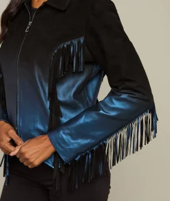 Lucchese Pearlized Fringe Jacket*Women Outerwear