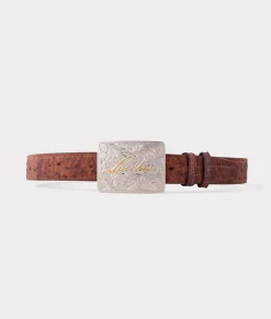 Lucchese Pecan Full Quill Ostrich Memento Belt* Belts & Belt Accessories