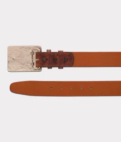 Lucchese Pecan Full Quill Ostrich Memento Belt* Belts & Belt Accessories