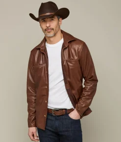 Lucchese Perforated Lightweight Lambskin Jacket* Outerwear