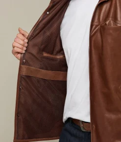 Lucchese Perforated Lightweight Lambskin Jacket* Outerwear