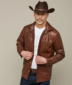 Lucchese Perforated Lightweight Lambskin Jacket* Outerwear