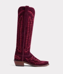 Lucchese Priscilla Suede*Women/BOY Cowboy|Tall