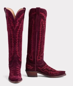 Lucchese Priscilla Suede*Women/BOY Cowboy|Tall