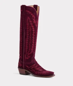 Lucchese Priscilla Suede*Women/BOY Cowboy|Tall