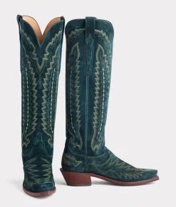 Lucchese Priscilla Suede*Women/BOY Tall|Cowboy