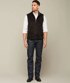 Lucchese Quilted Suede Vest* Outerwear