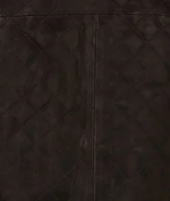 Lucchese Quilted Suede Vest* Outerwear