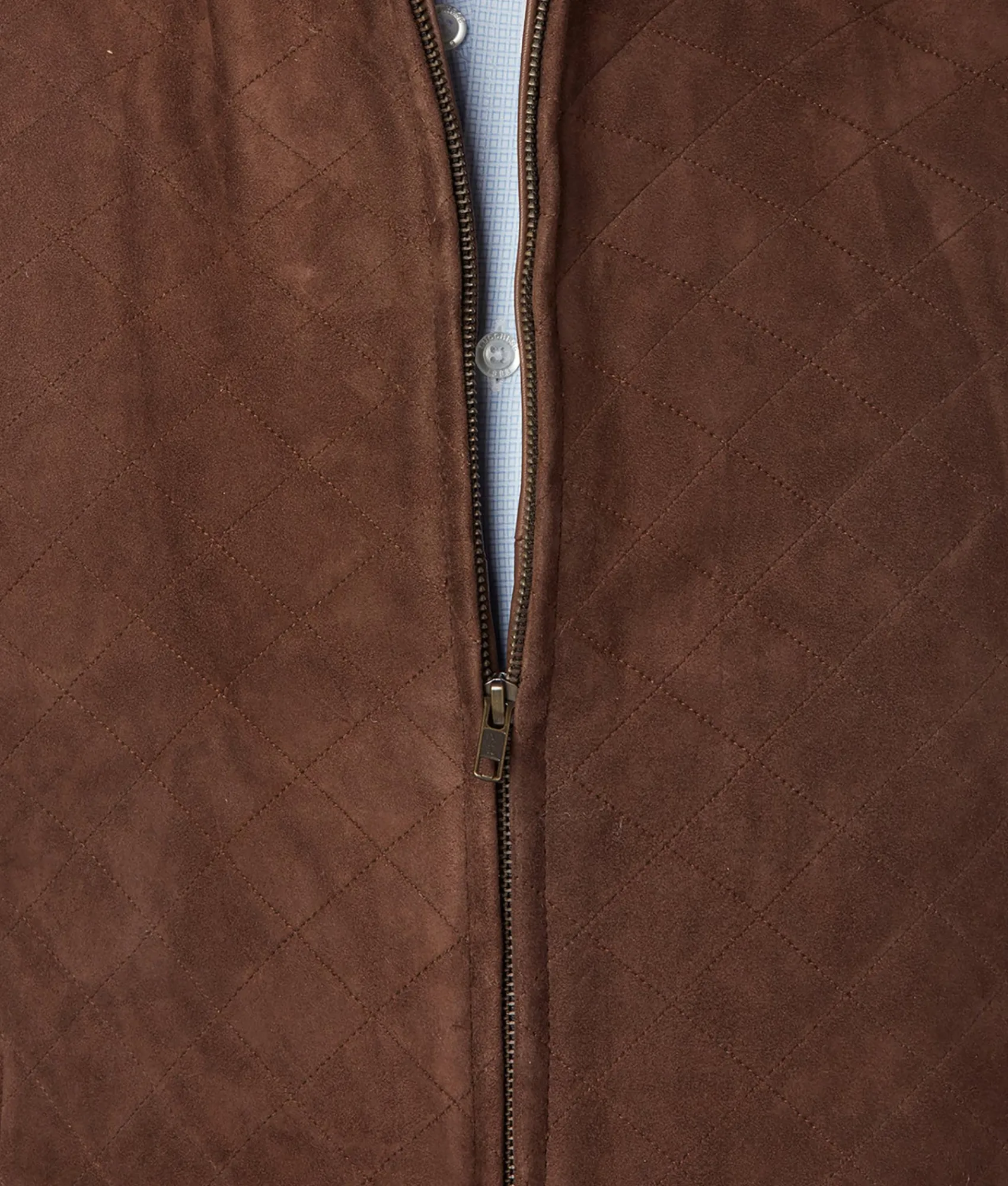 Lucchese Quilted Suede Vest* Outerwear