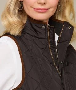 Lucchese Quilted Vest*Women Outerwear